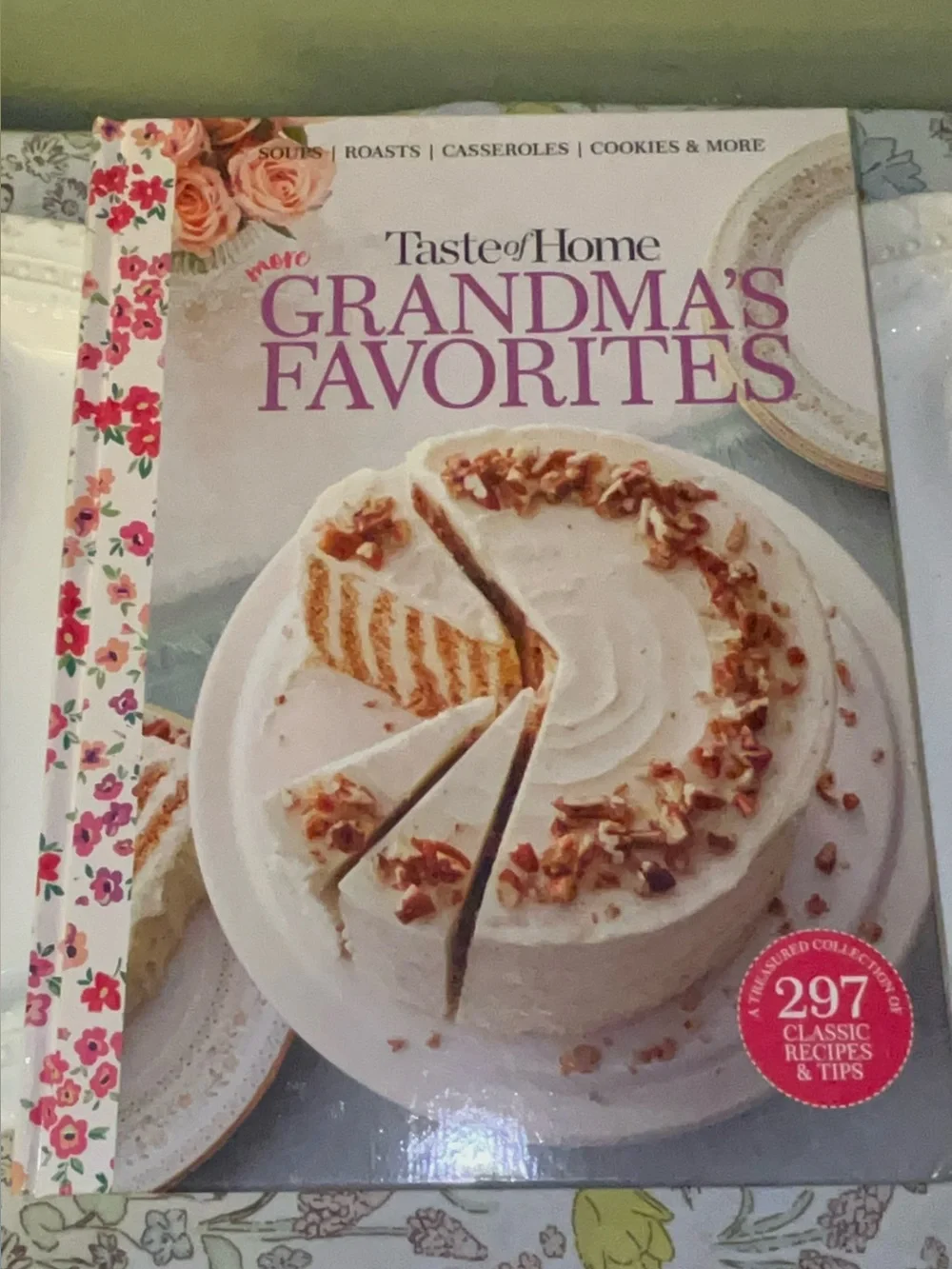 Taste of Home Grandma’s Favorites Cookbook Stack